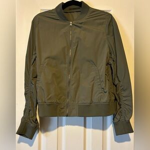 Uniqlo Olive Green Women's Bomber Jacket